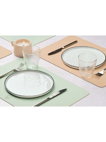 Björn 6er-Set: Tischsets in Hellgrün/ Rosa - (L)44,5 x (B)30 cm