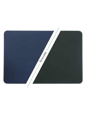 Björn 6er-Set: Tischsets in Dunkelblau/ Anthrazit - (L)44,5 x (B)30 cm