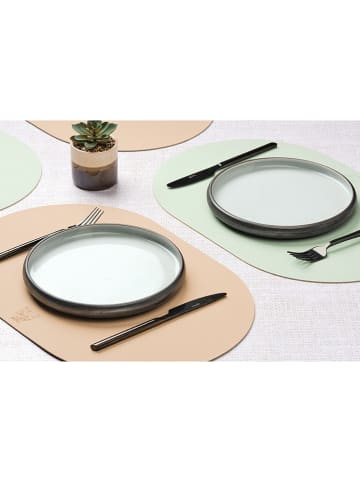 Björn 6er-Set: Tischsets in Hellgrün/ Rosa - (L)44,5 x (B)30 cm