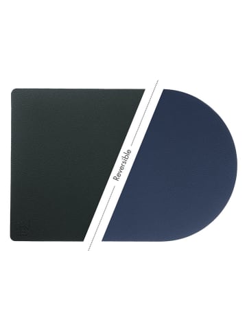 Björn 6er-Set: Tischsets in Dunkelblau/ Anthrazit - (L)44,5 x (B)30 cm