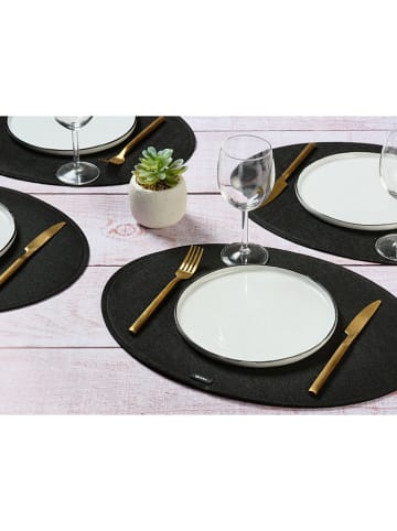 Björn Podkładki (6 szt.) w kolorze czarnym - 45 x 33 cm