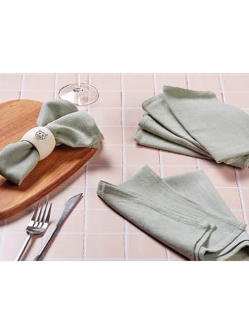 Björn Serwetki (6 szt.) w kolorze jasnozielonym - 40 x 40 cm