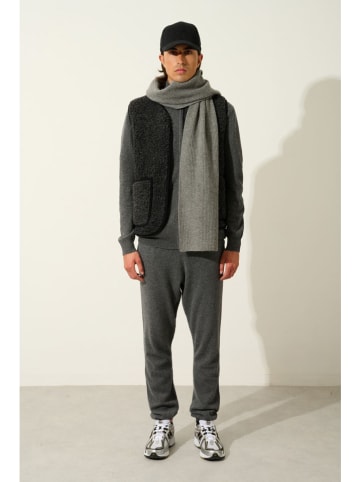 AUTHENTIC CASHMERE Kaschmir-Schal "Apolline" in Grau - (L)180 x (B)30 cm