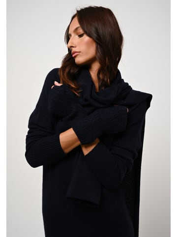 AUTHENTIC CASHMERE Kaschmir-Stulpen "Iris" in Dunkelblau