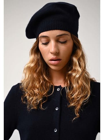 AUTHENTIC CASHMERE Kasjmieren baret "Liwi" donkerblauw