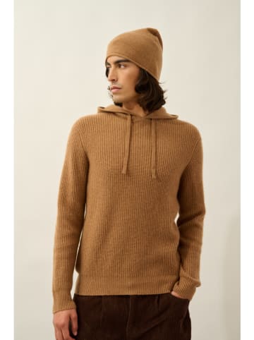 AUTHENTIC CASHMERE Kaschmir-Mütze in Hellbraun