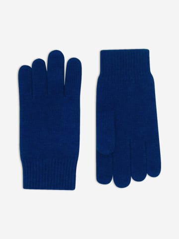 AUTHENTIC CASHMERE Kasjmieren handschoenen "Roc" blauw