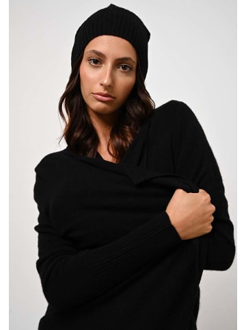 AUTHENTIC CASHMERE Kaschmir-Mütze "Scott" in Schwarz