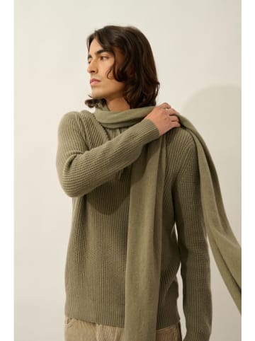 AUTHENTIC CASHMERE Kasjmieren sjaal "Vaymont" kaki