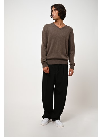 AUTHENTIC CASHMERE Kaszmirowy sweter "Agel" w kolorze brązowym