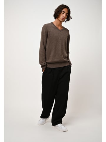 AUTHENTIC CASHMERE Kaschmir-Pullover "Agel" in Braun