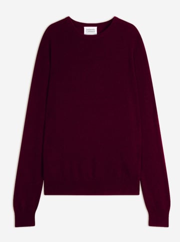 AUTHENTIC CASHMERE Kaszmirowy sweter "Aigliére" w kolorze bordowym