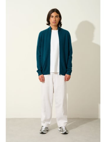 AUTHENTIC CASHMERE Kaschmir-Cardigan "Albaron" in Petrol