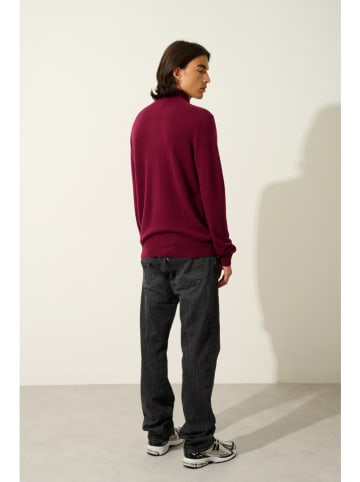 AUTHENTIC CASHMERE Kasjmieren trui "Ambin" bordeaux