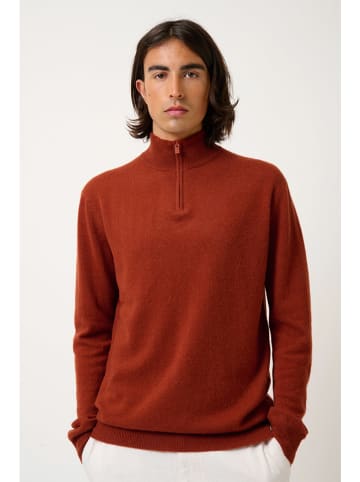 AUTHENTIC CASHMERE Kaschmir-Pullover "Ambin" in Rostrot