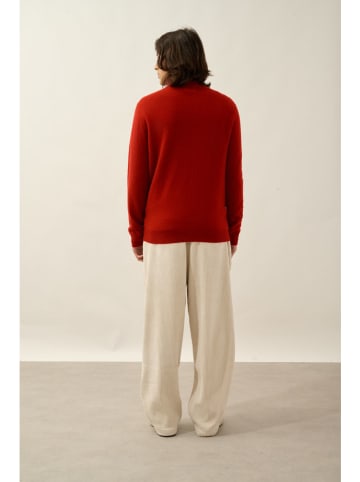 AUTHENTIC CASHMERE Kaszmirowy sweter "Ambin" w kolorze czerwonym