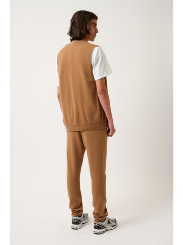 AUTHENTIC CASHMERE Kaschmir-Weste "Hugo" in Camel