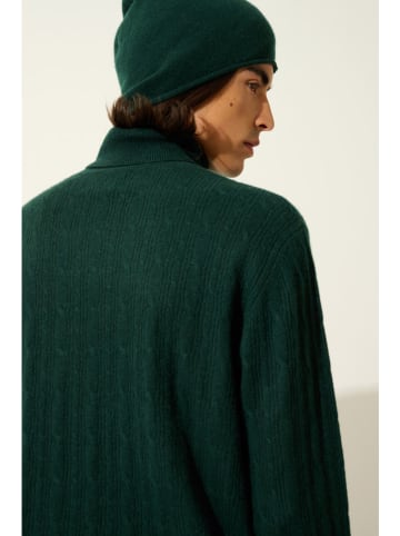 AUTHENTIC CASHMERE Kaschmir-Rollkragenpullover "Kona" in Dunkelgrün