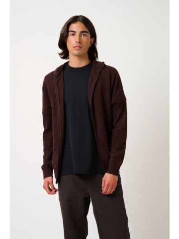 AUTHENTIC CASHMERE Kaszmirowy kardigan "Neurre" w kolorze ciemnobrązowym