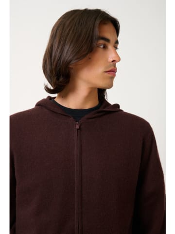 AUTHENTIC CASHMERE Kasjmieren vest "Neurre" donkerbruin