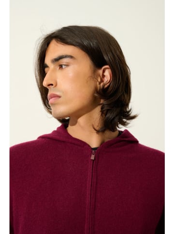 AUTHENTIC CASHMERE Kaschmir-Cardigan "Neurre" in Bordeaux