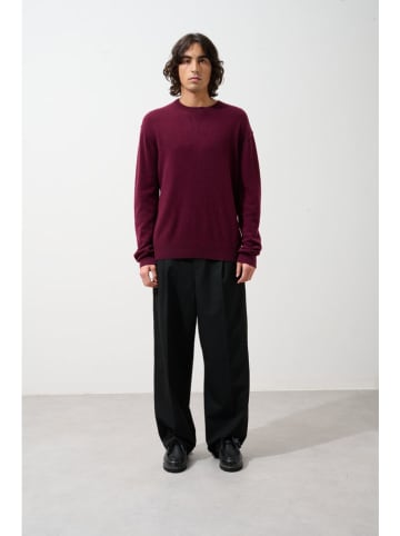 AUTHENTIC CASHMERE Kasjmieren trui "Nolan" bordeaux