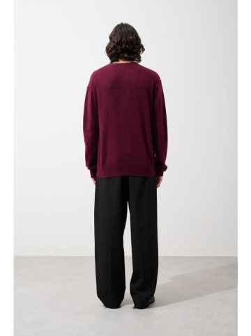 AUTHENTIC CASHMERE Kaschmir-Pullover "Nolan" in Bordeaux