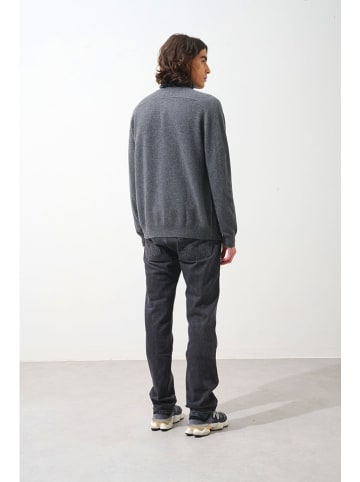 AUTHENTIC CASHMERE Kaszmirowy kardigan w kolorze antracytowym