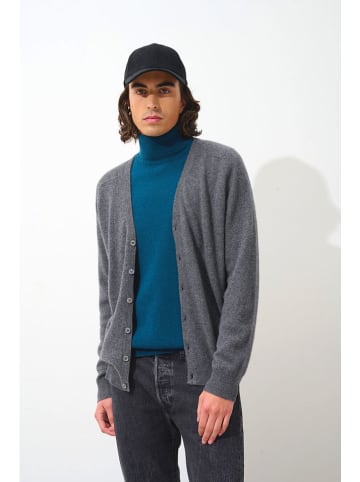 AUTHENTIC CASHMERE Kasjmieren vest antraciet