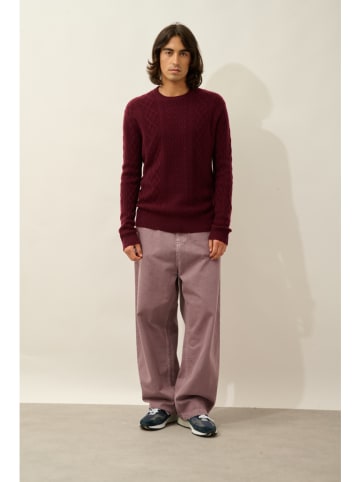 AUTHENTIC CASHMERE Kaszmirowy sweter w kolorze bordowym