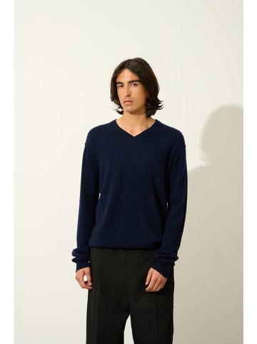 AUTHENTIC CASHMERE Kaschmir-Pullover "Timeo" in Dunkelblau