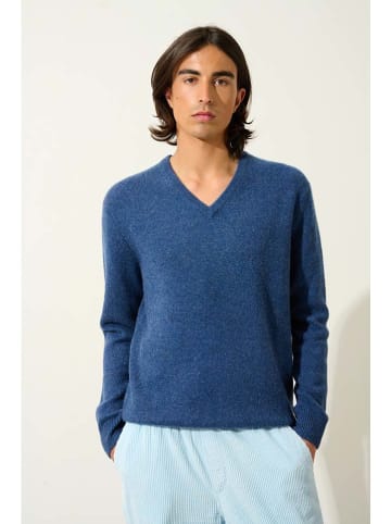 AUTHENTIC CASHMERE Kaschmir-Pullover "Victor" in Blau