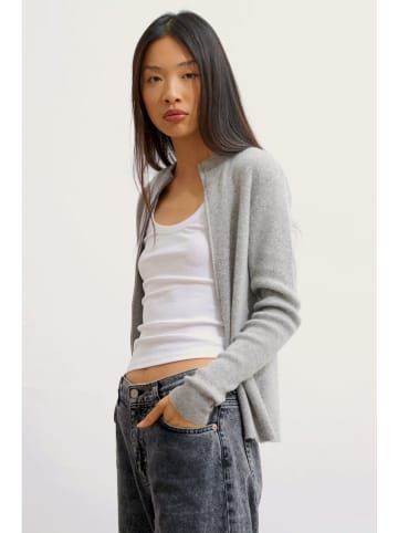 AUTHENTIC CASHMERE Kasjmieren vest "Alberte" grijs