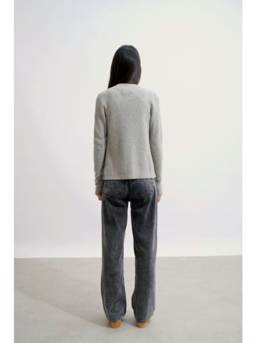 AUTHENTIC CASHMERE Kasjmieren vest "Alberte" grijs