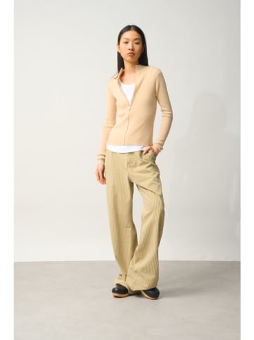 AUTHENTIC CASHMERE Kaszmirowy kardigan "Alberte" w kolorze beżowym