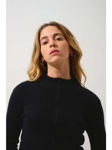 AUTHENTIC CASHMERE Kaszmirowy kardigan "Alberte" w kolorze czarnym