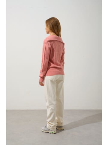 AUTHENTIC CASHMERE Kaschmir-Cardigan "Antigo" in Lachs