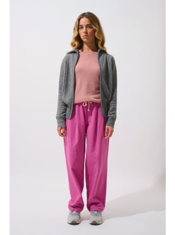 AUTHENTIC CASHMERE Kaszmirowy kardigan w kolorze szarym