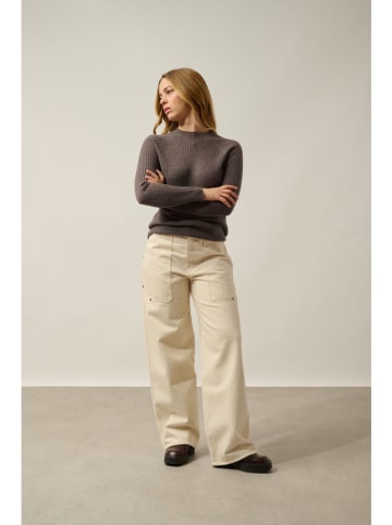 AUTHENTIC CASHMERE Kaschmir-Pullover "Assia" in Braun