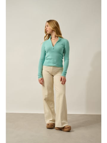 AUTHENTIC CASHMERE Kaschmir-Pullover "Asta" in Türkis