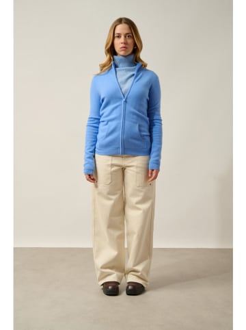 AUTHENTIC CASHMERE Kasjmieren vest "Ayr" lichtblauw