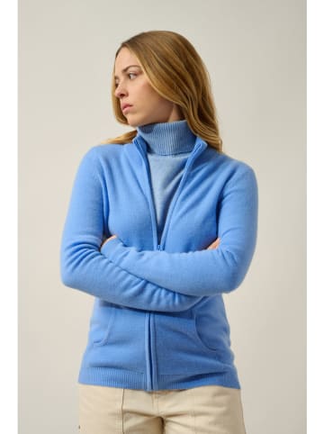 AUTHENTIC CASHMERE Kaschmir-Cardigan "Ayr" in Hellblau