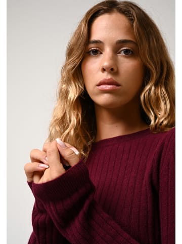 AUTHENTIC CASHMERE Kasjmieren trui "Bella" bordeaux