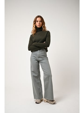 AUTHENTIC CASHMERE Kaschmir-Rollkragenpullover "Bise" in Khaki