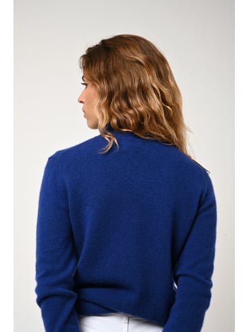 AUTHENTIC CASHMERE Kaszmirowy golf "Bise" w kolorze granatowym