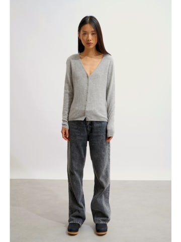 AUTHENTIC CASHMERE Kasjmieren vest "Chalais" grijs