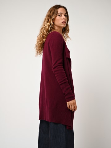 AUTHENTIC CASHMERE Kasjmieren vest "Chésery" bordeaux