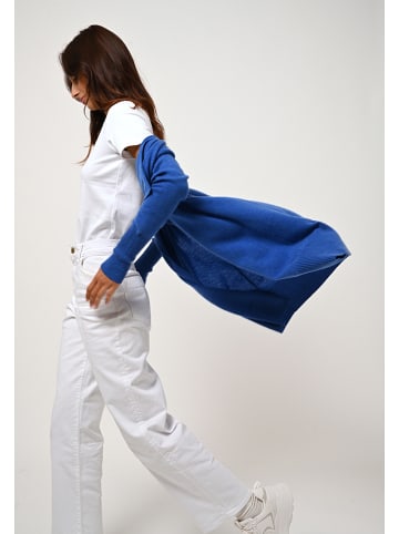 AUTHENTIC CASHMERE Kaschmir-Longcardigan "Chésery" in Blau