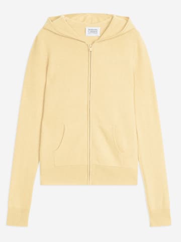 AUTHENTIC CASHMERE Kaszmirowy kardigan "Colombis" w kolorze żółtym