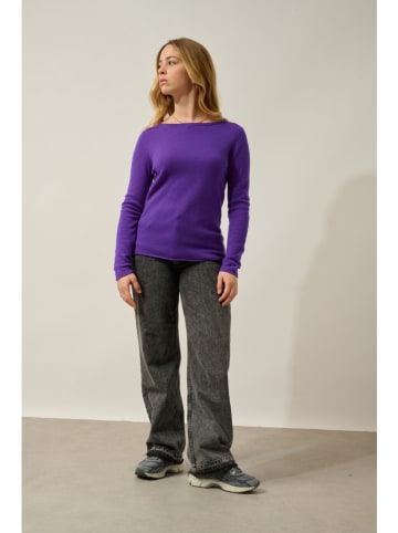 AUTHENTIC CASHMERE Kaszmirowy sweter "Criou" w kolorze fioletowym